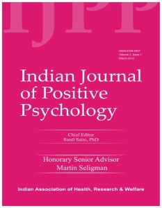 Indian Journal of Positive Psychology